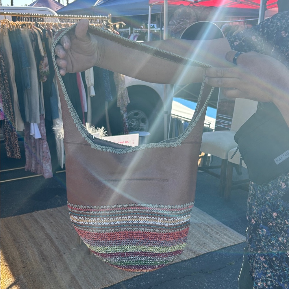 The Sak Brown and Multicolor Hobo Bag